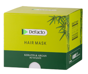 ماسک مو دیفکتو با آبکشی حاوی کراتین و روغن آرگان حجم 500 میلی لیتر